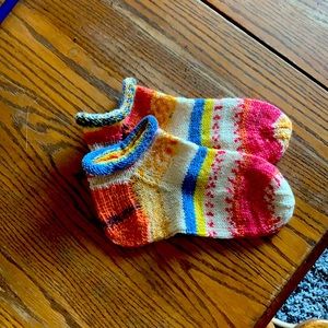 No show wool socks!  Specialty yarn imported